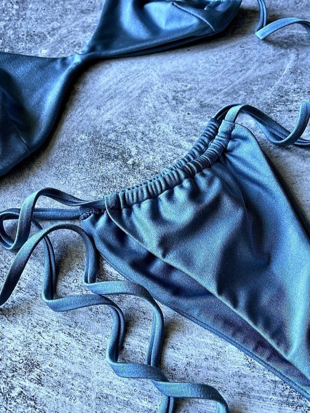 Blue Bikini Set New - Picture 3 of 6